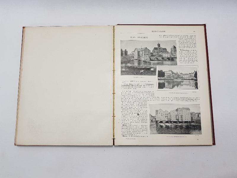 1900'LERDEN FRANSIZCA ATLAS LAROUSSE ILLUSTRE