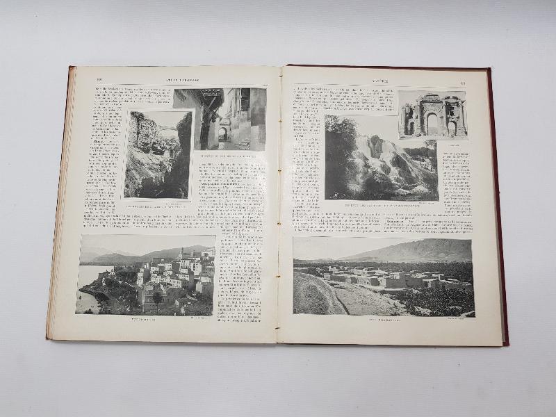 1900'LERDEN FRANSIZCA ATLAS LAROUSSE ILLUSTRE
