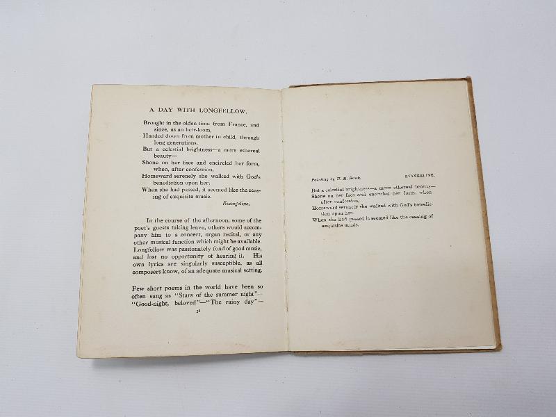 1900's HIRİSTİYAN EVANGELİST İLAHİ KİTABI: A DAY WITH THE POET LONGFELLOW 