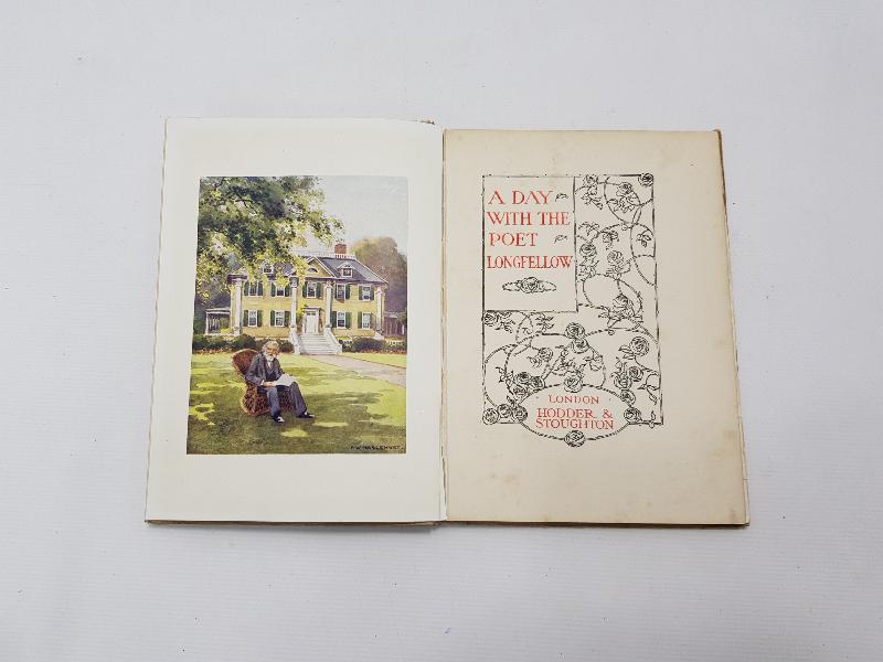 1900's HIRİSTİYAN EVANGELİST İLAHİ KİTABI: A DAY WITH THE POET LONGFELLOW 