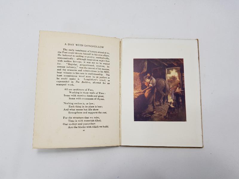 1900's HIRİSTİYAN EVANGELİST İLAHİ KİTABI: A DAY WITH THE POET LONGFELLOW 