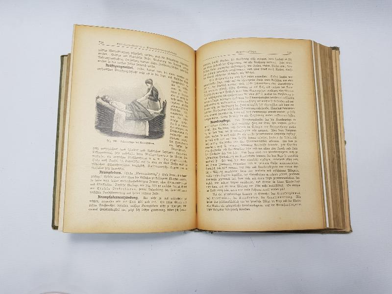 1913 TARİHLİ ALMANCA TIP KİTABI: DIE FRAU ALS HAUSAERZTIN 