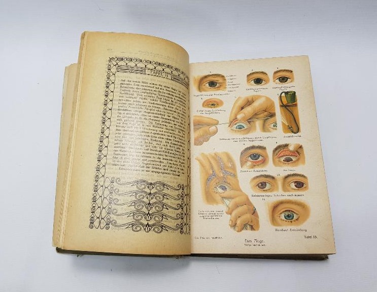1913 TARİHLİ ALMANCA TIP KİTABI: DIE FRAU ALS HAUSAERZTIN 