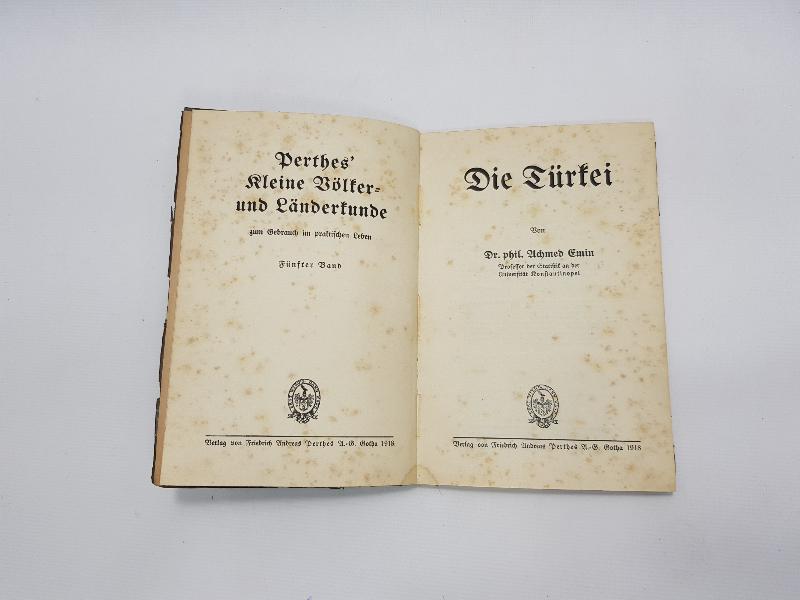 1918 ALMANCA KİTAP: DIE TURKEI 