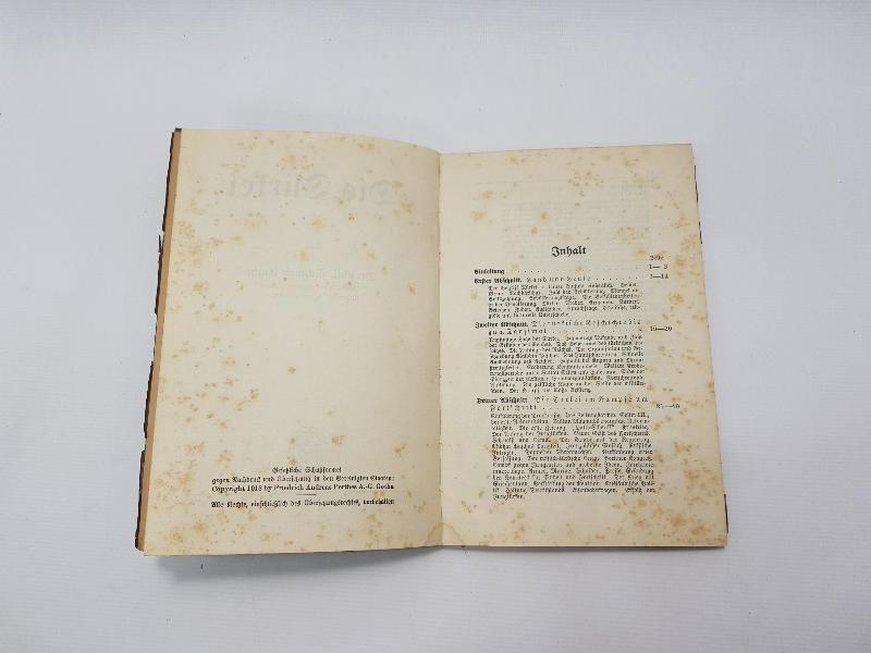 1918 ALMANCA KİTAP: DIE TURKEI 