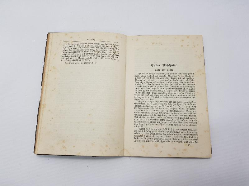 1918 ALMANCA KİTAP: DIE TURKEI 