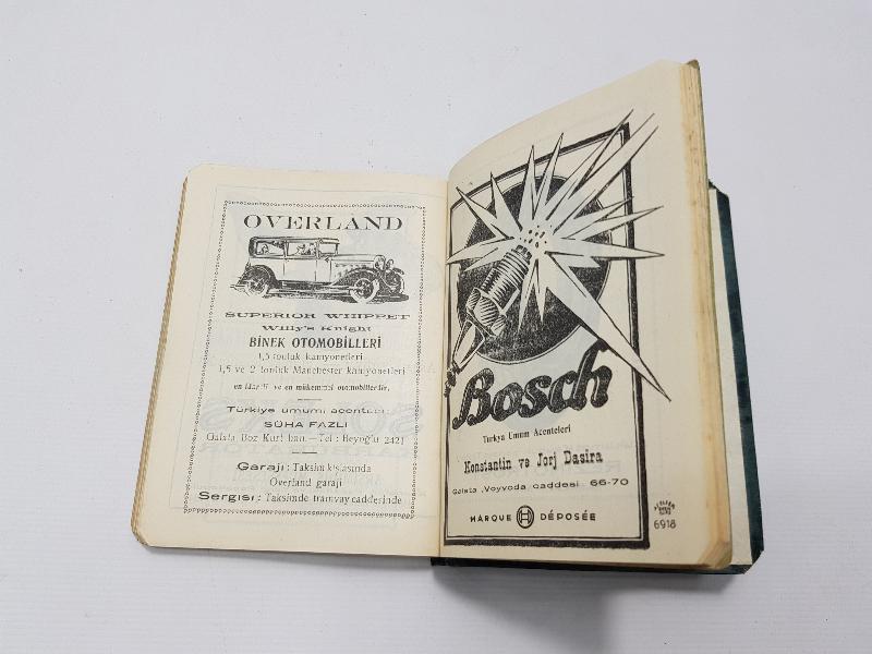 1929-1930 OTOMOBİLCİ VE ŞOFÖRLERE MAHSUS CEP MUHTIRASI 