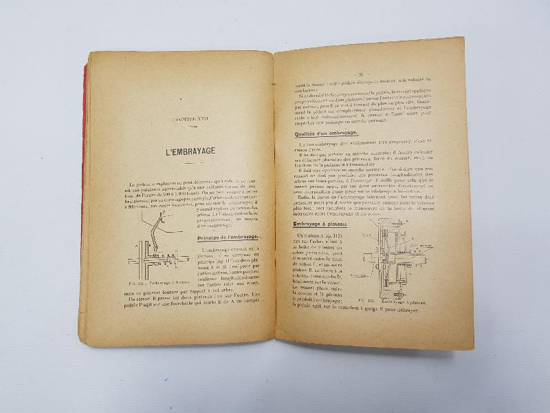 1929 FRANSIZCA KİTAP: TEMEL OTOMOBİL DERSLERİ