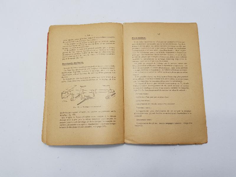 1929 FRANSIZCA KİTAP: TEMEL OTOMOBİL DERSLERİ