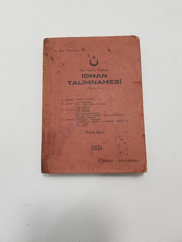 1935 İDMAN TALİMNAMESİ 