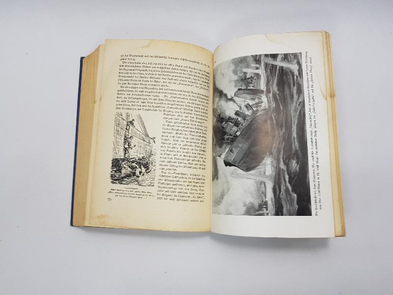 1940 NAZİ ALMANYASI ADOLF HİTLER GÖRSELLİ ALMANCA ASKERİ DENİZCİLİK KİTABI 