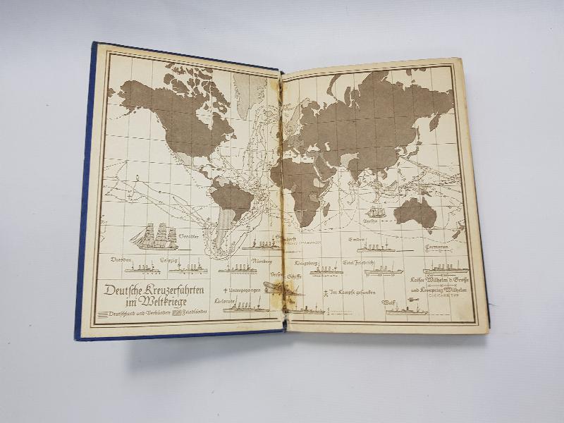 1940 NAZİ ALMANYASI ADOLF HİTLER GÖRSELLİ ALMANCA ASKERİ DENİZCİLİK KİTABI 