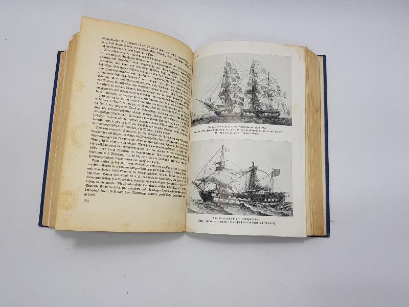 1940 NAZİ ALMANYASI ADOLF HİTLER GÖRSELLİ ALMANCA ASKERİ DENİZCİLİK KİTABI 