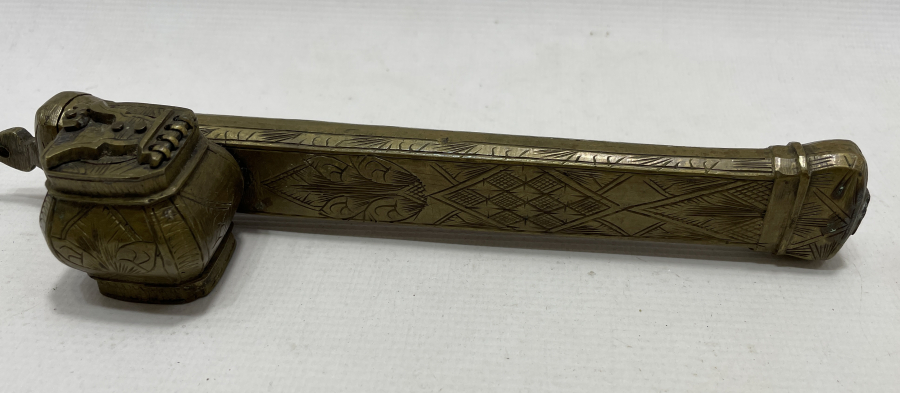 OSMANLI DÖNEM NADİR FORMDA KALEM İŞÇİLİKLİ HATTAT İŞİ DİVİTLİK