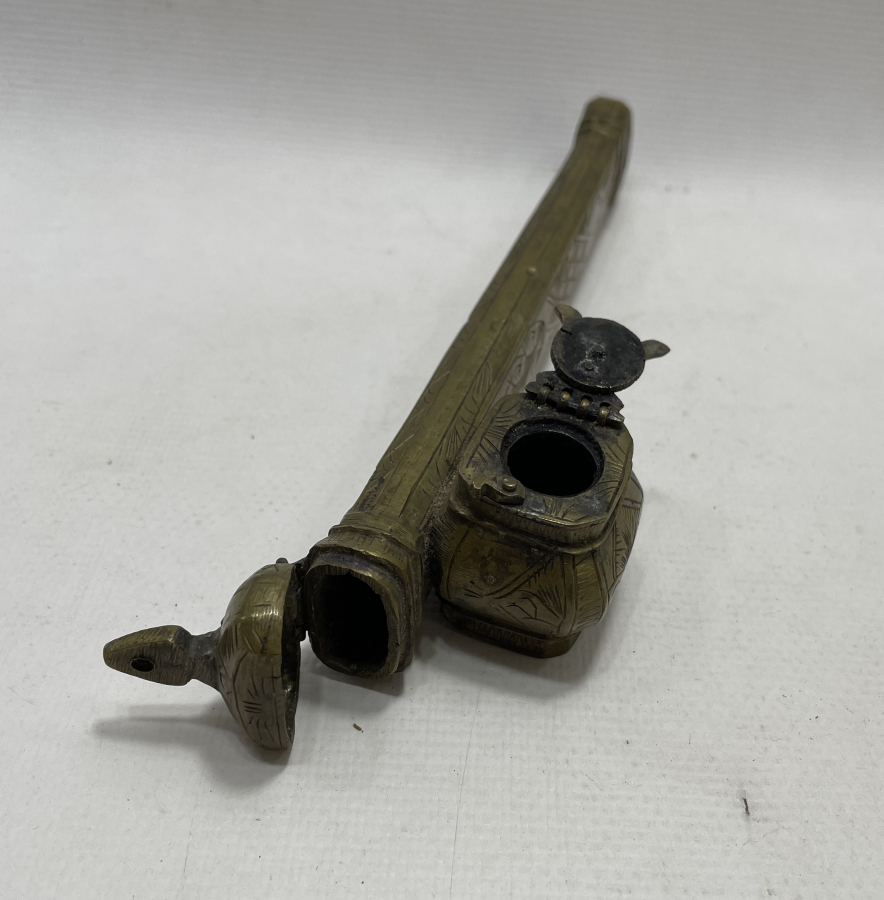 OSMANLI DÖNEM NADİR FORMDA KALEM İŞÇİLİKLİ HATTAT İŞİ DİVİTLİK