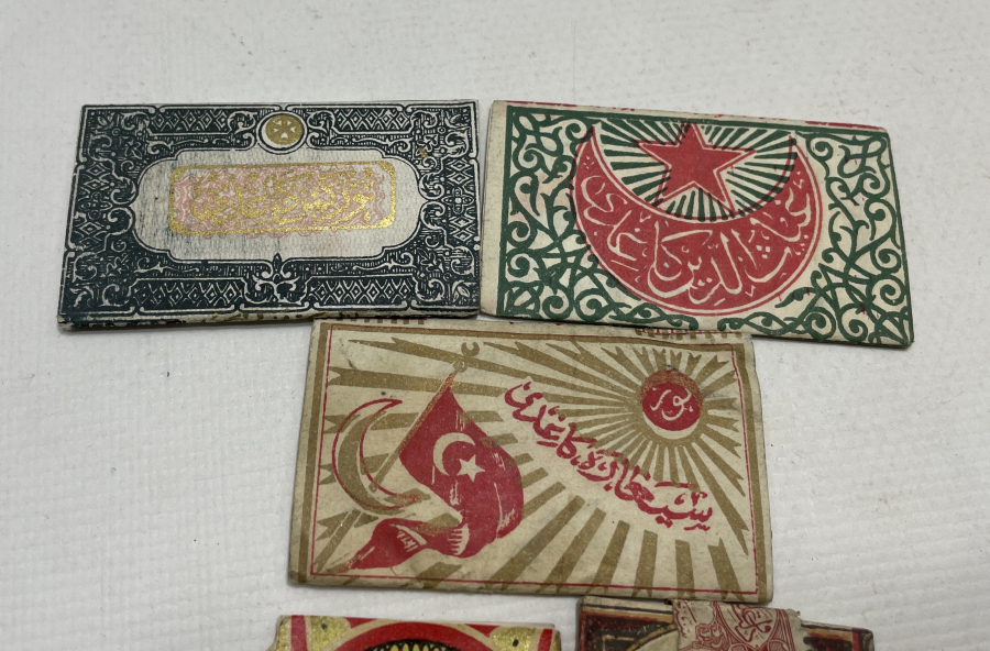 OSMANLI DÖNEMİ 5 ADET SİGARA KAĞIDI