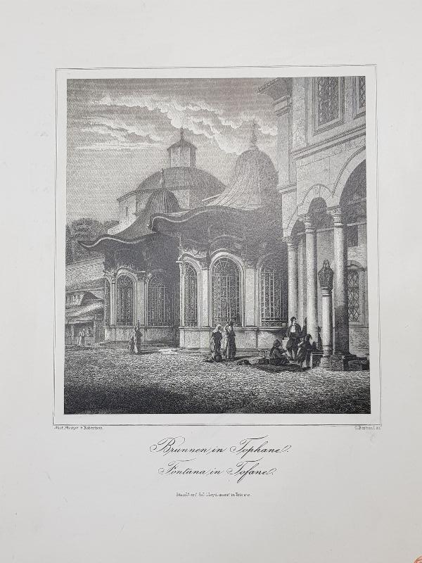 OSMANLI DÖNEMİ GRAVÜR: TOPHANE ÇEŞMESİ