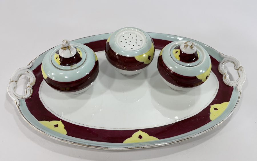 OSMANLI DÖNEMİ HATTAT İŞİ PORSELEN YAZI TAKIMI