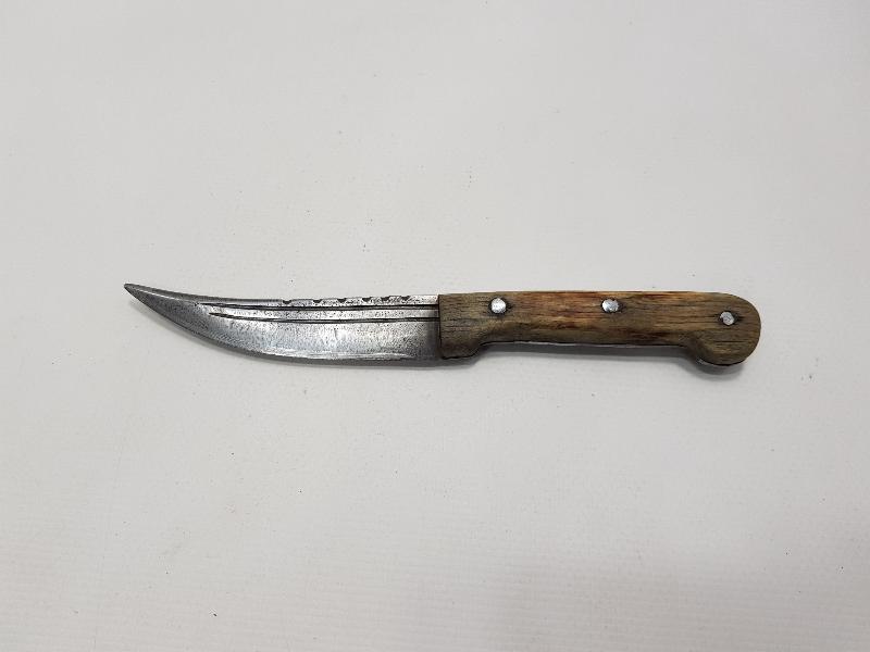 OSMANLI DÖNEMİ KURBAN DERİSİ YÜZME BIÇAĞI 