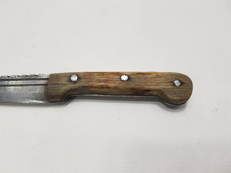 OSMANLI DÖNEMİ KURBAN DERİSİ YÜZME BIÇAĞI 