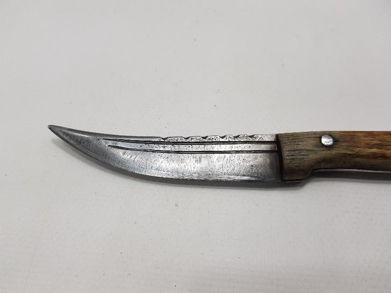 OSMANLI DÖNEMİ KURBAN DERİSİ YÜZME BIÇAĞI 