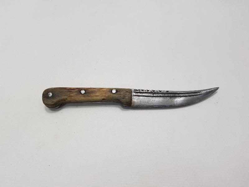 OSMANLI DÖNEMİ KURBAN DERİSİ YÜZME BIÇAĞI 