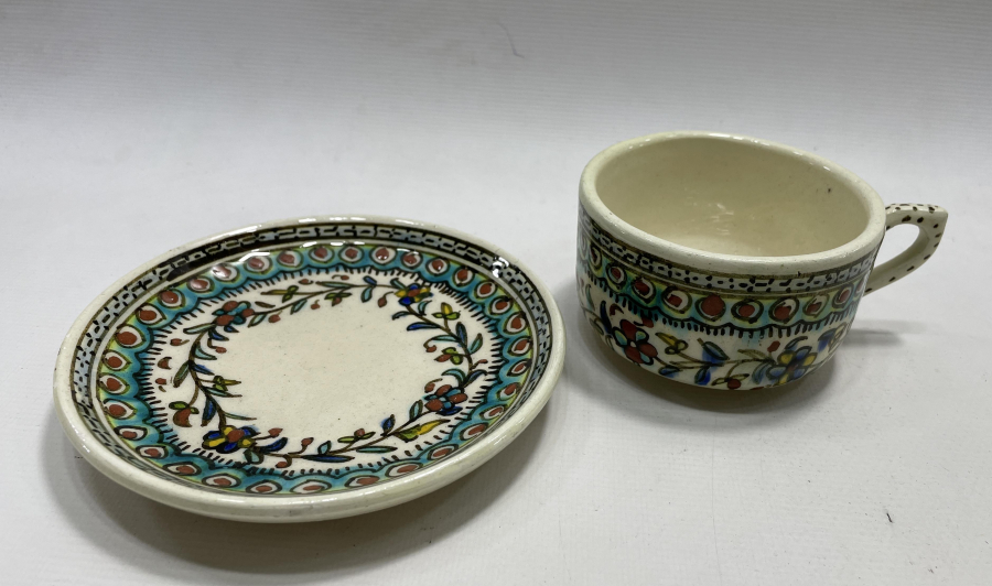 OSMANLI DÖNEMİ KÜTAHYA FİNCAN VE ALTLIĞI