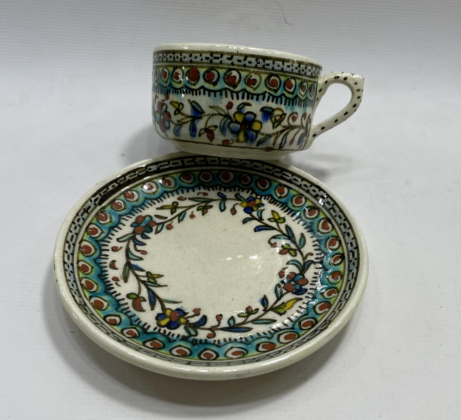 OSMANLI DÖNEMİ KÜTAHYA FİNCAN VE ALTLIĞI