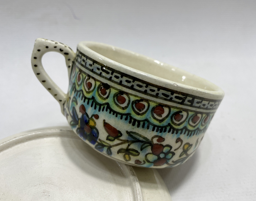 OSMANLI DÖNEMİ KÜTAHYA FİNCAN VE ALTLIĞI