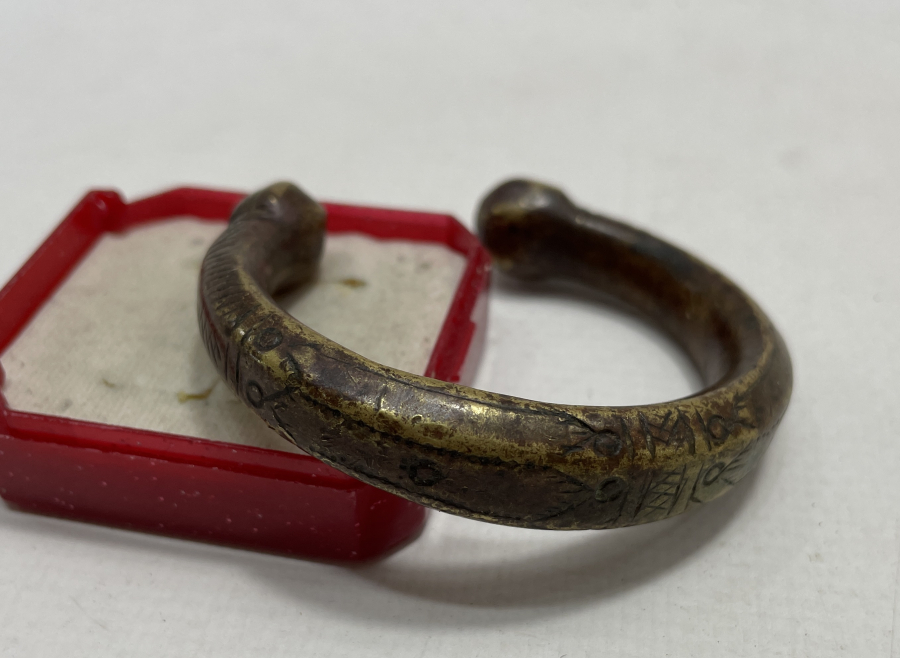 OSMANLI DÖNEMİ NADİR FORMDA ERMENİ İŞİ TOP BİLEZİK