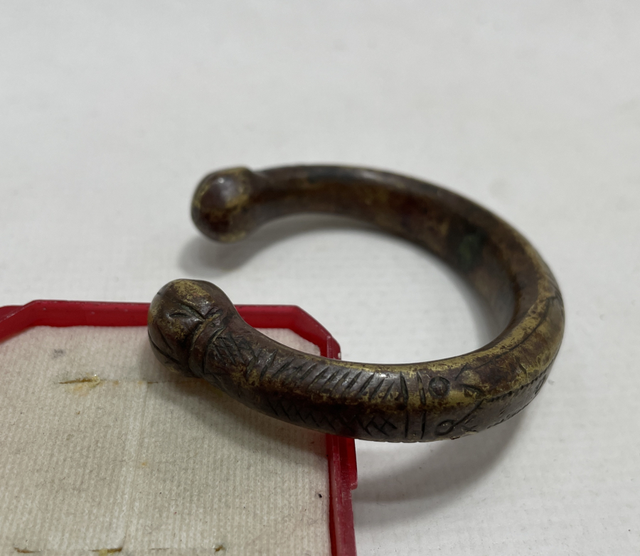 OSMANLI DÖNEMİ NADİR FORMDA ERMENİ İŞİ TOP BİLEZİK