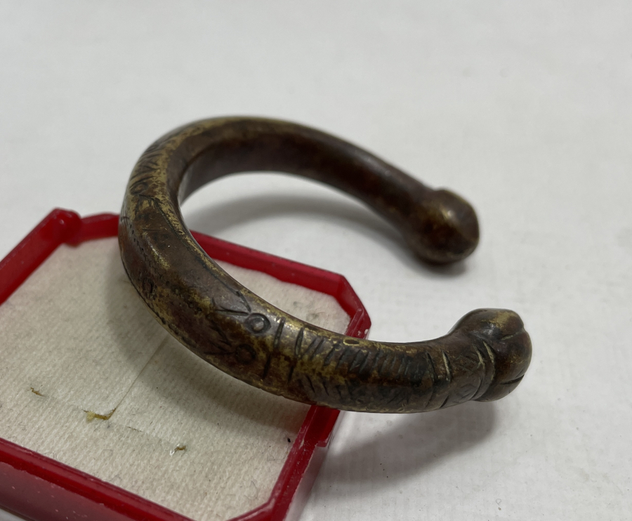 OSMANLI DÖNEMİ NADİR FORMDA ERMENİ İŞİ TOP BİLEZİK