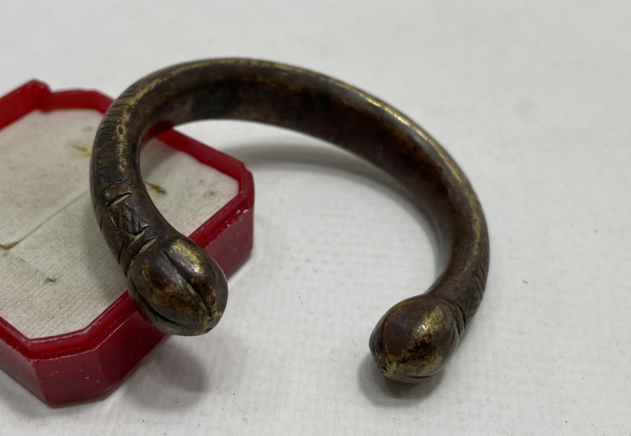 OSMANLI DÖNEMİ NADİR FORMDA ERMENİ İŞİ TOP BİLEZİK