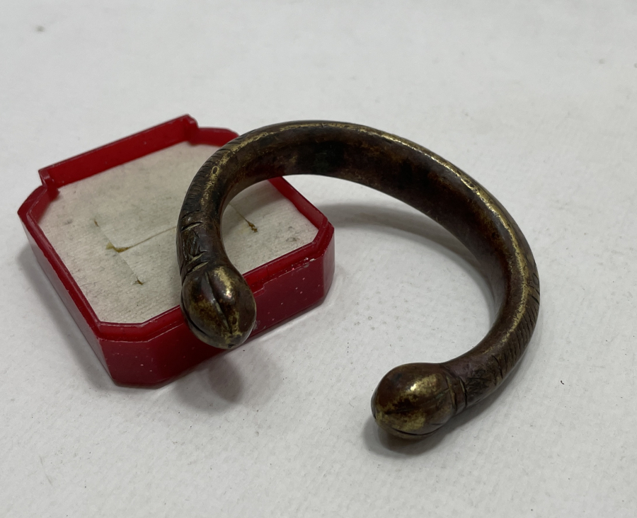 OSMANLI DÖNEMİ NADİR FORMDA ERMENİ İŞİ TOP BİLEZİK