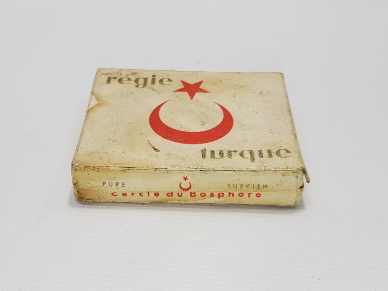 OSMANLI DÖNEMİ REGIE TUQUE MARKA SİGARA KUTUSU 