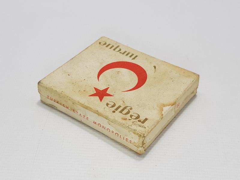 OSMANLI DÖNEMİ REGIE TUQUE MARKA SİGARA KUTUSU 