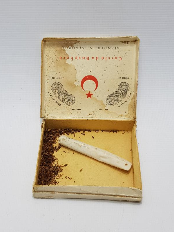 OSMANLI DÖNEMİ REGIE TUQUE MARKA SİGARA KUTUSU 