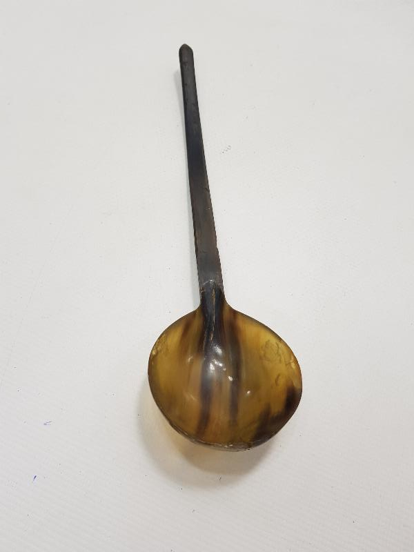 OSMANLI DÖNEMİ TEKKE İŞİ BOYNUZ KAŞIK 