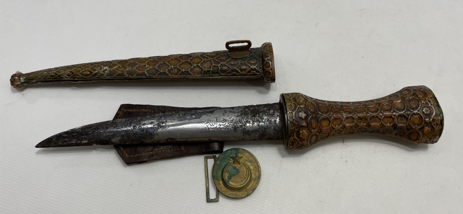 OSMANLI DÖNEMİ TÜFENG FABRİKASI ÜRETİMİ TAM TAKIM ENVERİYE KAMASI