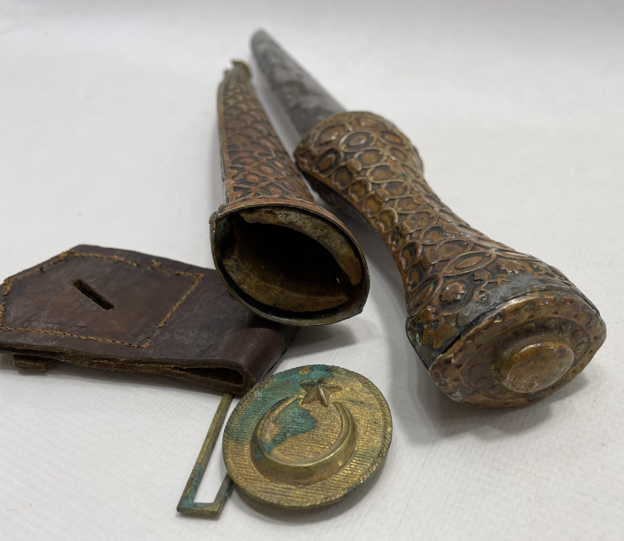 OSMANLI DÖNEMİ TÜFENG FABRİKASI ÜRETİMİ TAM TAKIM ENVERİYE KAMASI