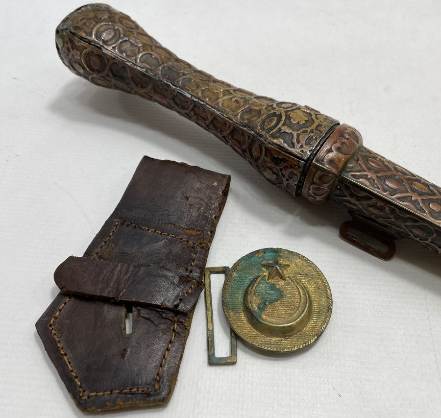 OSMANLI DÖNEMİ TÜFENG FABRİKASI ÜRETİMİ TAM TAKIM ENVERİYE KAMASI