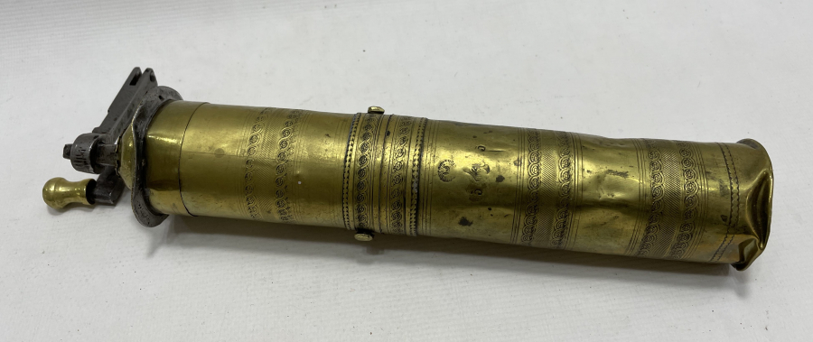 OSMANLI DÖNEMİ ÜZERİ AY YILDIZLI VE USTA DAMGALI SÜLEYMANİYE İŞİ KAHVE DEĞİRMENİ