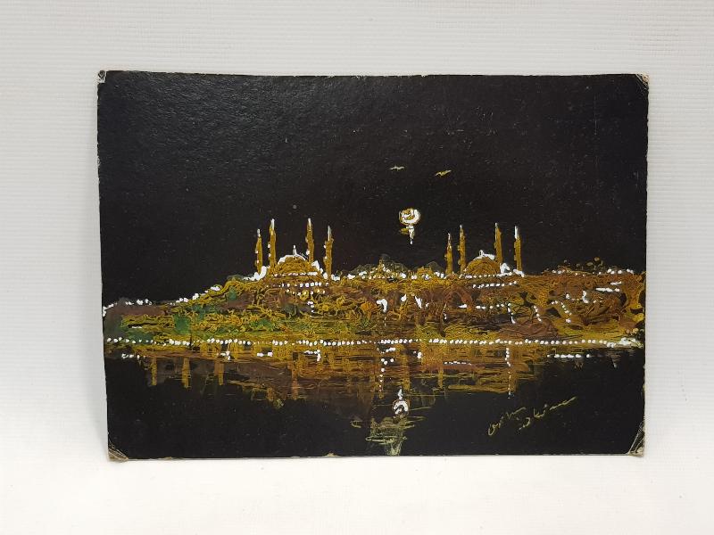 RESSAM ORHAN USKUNER İMZALI YAĞLI BOYA RESİM