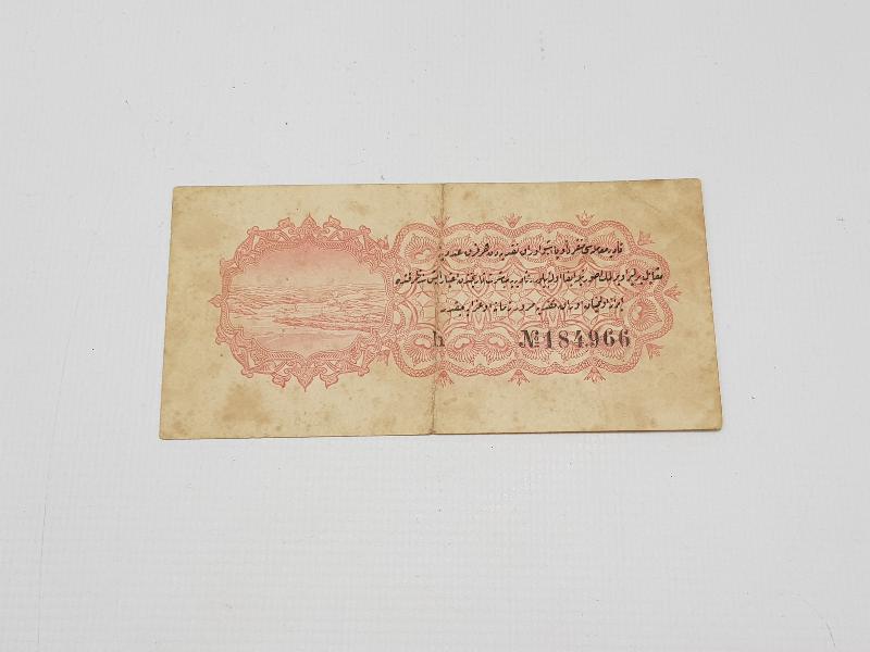 SULTAN MEHMET REŞAT DÖNEMİ KAĞIT PARA 2,5 KURUŞ 