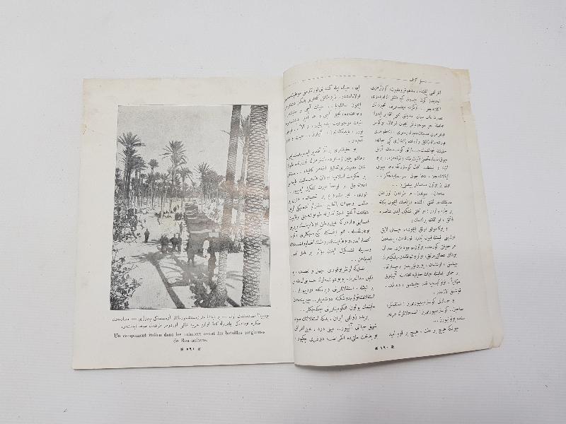 TÜRK - İTALYAN SAVAŞI KONULU OSMANLICA RESİMLİ KİTAP MECMUASI 