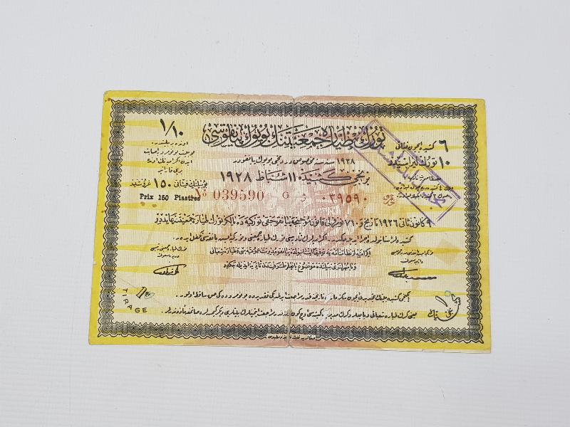 TÜRK TAYYARE CEMİYETİNİN BÜYÜK PİYANGOSU 