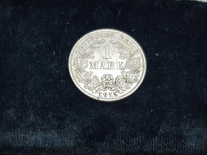 1915 TARİHLİ ALMANYA GÜMÜŞ 1 MARK PARA