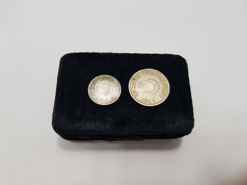 1947 YILI GÜMÜŞ 50 KURUŞ VE 1 LİRA LOTU 