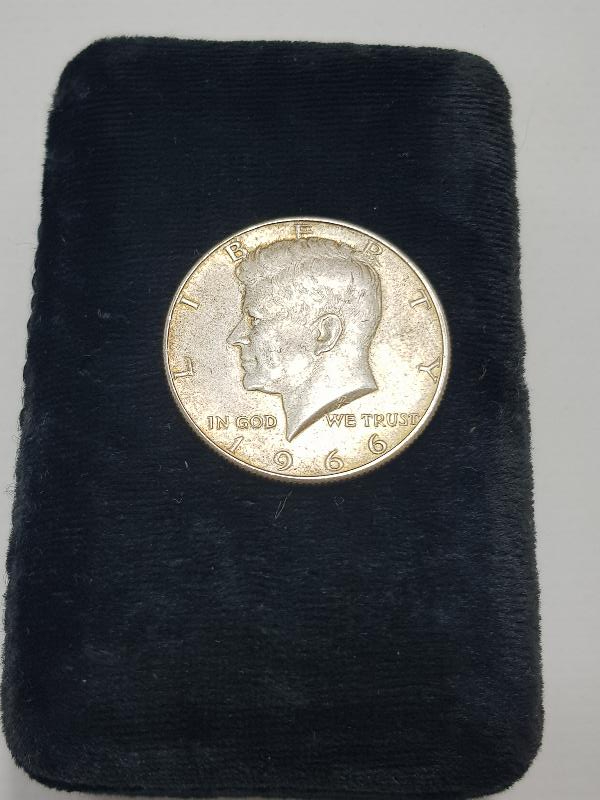 1966 TARİHLİ GÜMÜŞ YARIM DOLAR