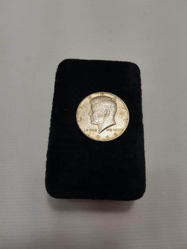 1966 TARİHLİ GÜMÜŞ YARIM DOLAR